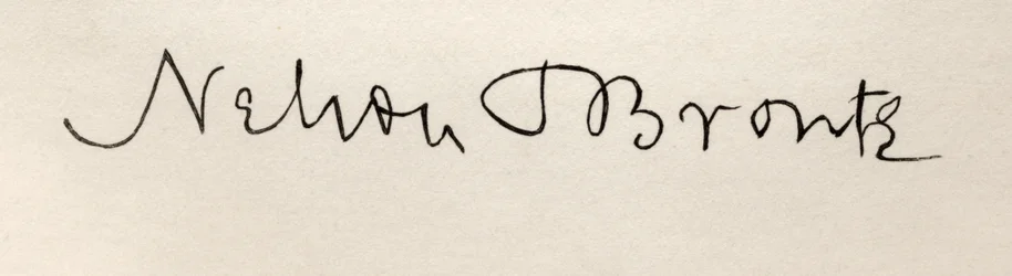 Signature de Lord Nelson dans les dernières années de sa vie (détail)
